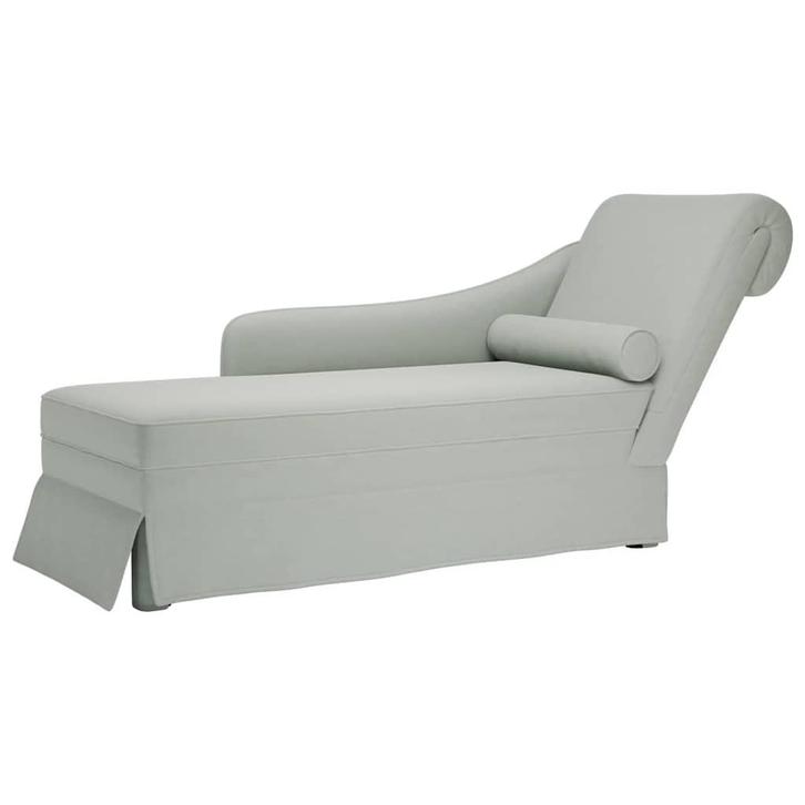 vidaXL Chaise longue met bolster&rechterarmleuning fluweel, Huis en Inrichting, Banken | Sofa's en Chaises Longues, Nieuw, Verzenden