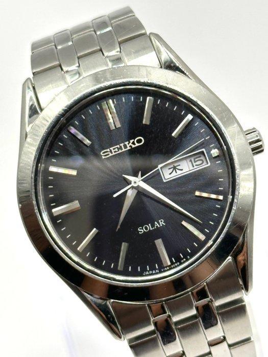 Seiko - SOLAR - Zonder Minimumprijs - V158-0AZ0 - Heren -, Sieraden, Tassen en Uiterlijk, Horloges | Antiek
