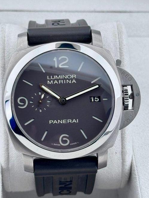 Panerai - Luminor Marina Automatic Braun Titanium Limited, Sieraden, Tassen en Uiterlijk, Horloges | Heren