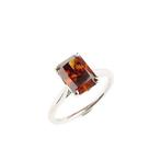 Ring - 18 karaat Witgoud -  2.26ct. tw. Orange Diamant