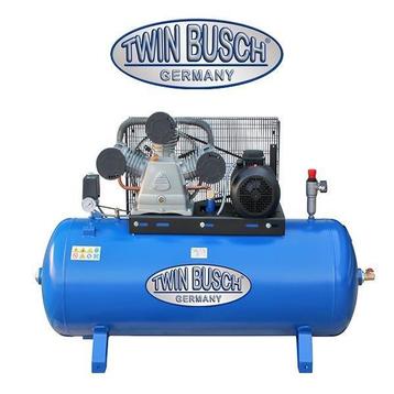 Lucht compressor liggend 500L 3 Cil. 400V TW2822L Twinbusch