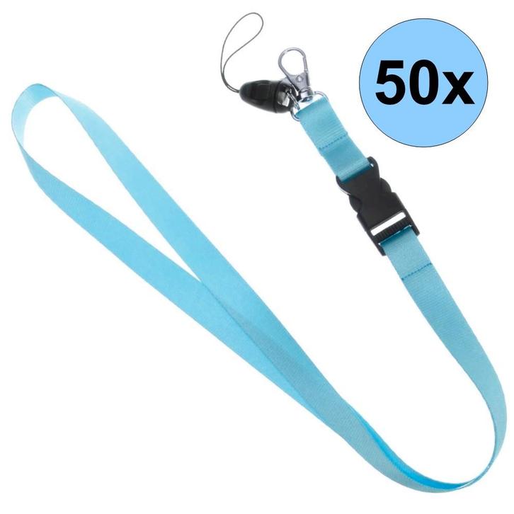 Fako Bijoux - Keycord - Lanyard - Sleutelkoord - Badgehouder, Verzamelen, Sleutelhangers, Verzenden