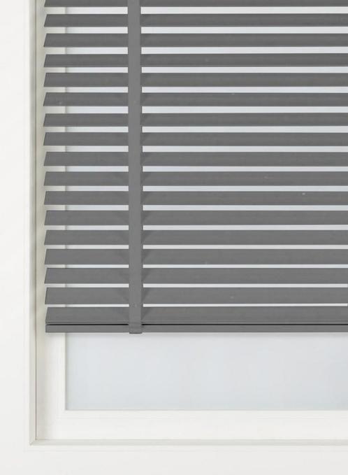HEMA Jaloezie hout uni middengrijs, Huis en Inrichting, Woonaccessoires | Overige, Nieuw, Verzenden