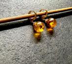 Natuurlijke Baltische amber oorbellen - Barnsteen -, Verzamelen
