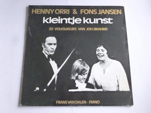 Henny Orri & Fons Jansen - Kleintje Kunst (LP), Cd's en Dvd's, Vinyl | Nederlandstalig, Verzenden