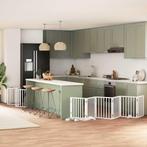 vidaXL Hondenhek inklapbaar met deur 15 panelen 750cm, Dieren en Toebehoren, Honden-accessoires, Verzenden, Nieuw