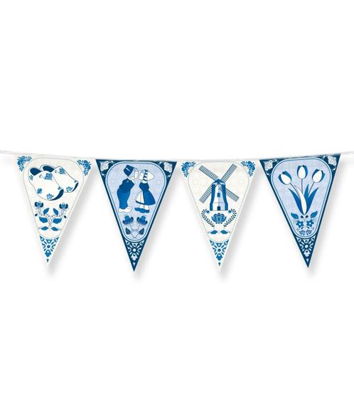 Delftsblauw Slinger 10m, Hobby en Vrije tijd, Feestartikelen, Nieuw, Verzenden