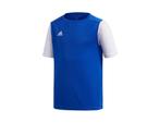 adidas - Estro 19 Jersey Youth - Blauw Voetbalshirt - 152, Sport en Fitness, Voetbal, Nieuw