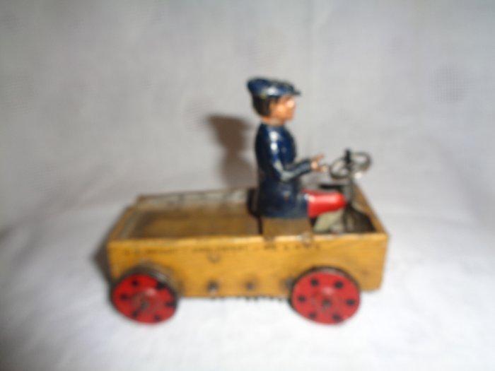 Lehmann - EPL 684 Autin Pedal Cart, uitgepakt - Opwindbaar, Antiek en Kunst, Antiek | Speelgoed
