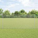 vidaXL Gegalvaniseerde Draadomheining met 10 U-stangen, Verzenden, Nieuw, IJzer