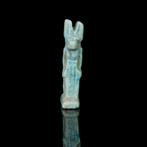 Oud-Egyptisch Faïence Anubis Amulet - de Beschermer van de