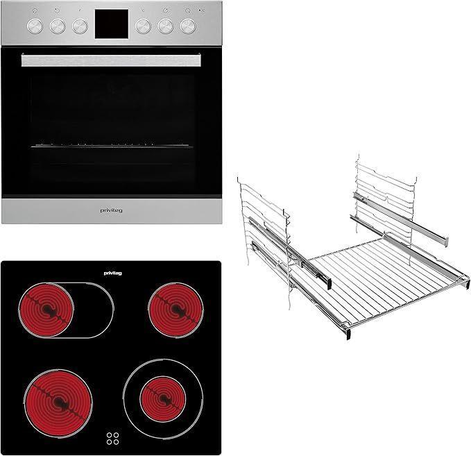 Privileg Set Pv520in Inbouw Ovenset – 65 Liter Oven, Witgoed en Apparatuur, Kookplaten, Nieuw, Ophalen of Verzenden