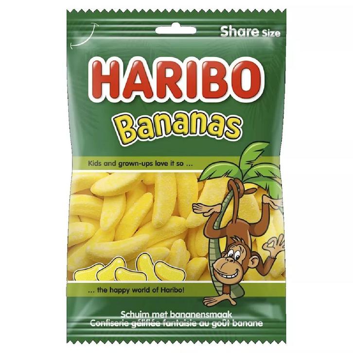 Haribo Bananen 240g, Hobby en Vrije tijd, Taarten en Cupcakes maken, Nieuw, Verzenden