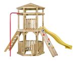 Speeltoestel Crazy Climber |met glijbaan, klimwand, glijpaal, Ophalen of Verzenden, Nieuw, Hout