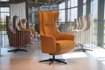 Gealux relaxfauteuil stof/leer Twinz TW-8091 3motoren+accu, Ophalen of Verzenden, Nieuw, Leer, Modern design relaxstoel / relaxfauteuil.
