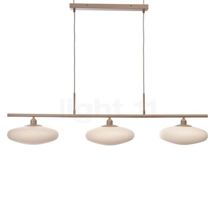 Its about RoMi Sapporo Hanglamp 3-lichts, zand (Hanglampen), Huis en Inrichting, Lampen | Hanglampen, Nieuw, Verzenden