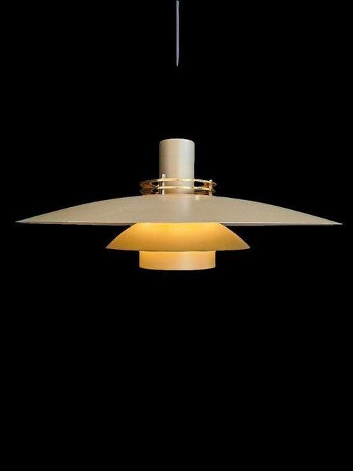 Dana Light - Lamp - Poedergecoat staal - Vintage Plafondlamp, Antiek en Kunst, Antiek | Lampen