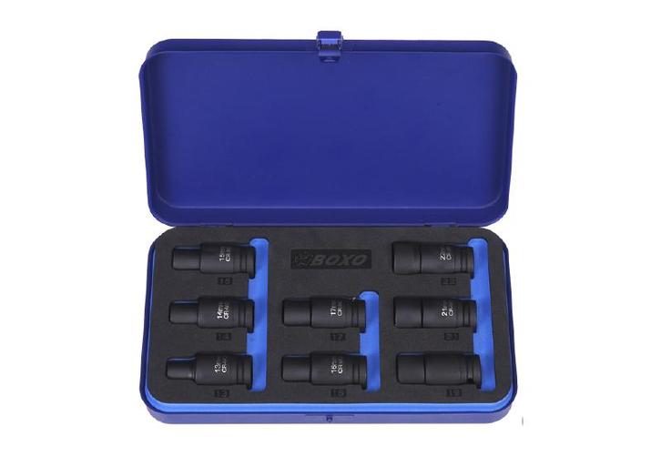 1/2 krachtdoppenset met cardan gewricht 8-dlg., Auto diversen, Autogereedschap, Nieuw, Verzenden