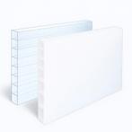 Polycarbonaat kanaalplaat 10 mm transparant of opaal, Doe-het-zelf en Verbouw, Verzenden, Nieuw, Overige materialen, Minder dan 20 mm