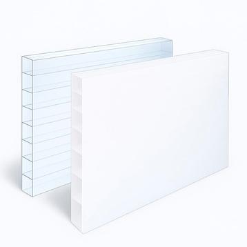 Polycarbonaat kanaalplaat 10 mm transparant of opaal beschikbaar voor biedingen