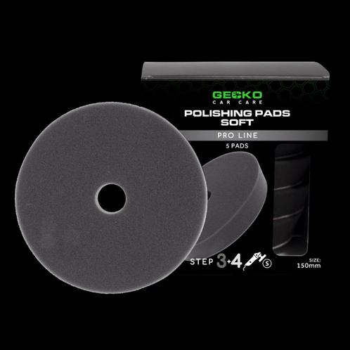 GECKO 150MM POLIJSTPADS SOFT BLACK 5 Stuks (Lak & Polijsten), Auto diversen, Onderhoudsmiddelen, Ophalen of Verzenden