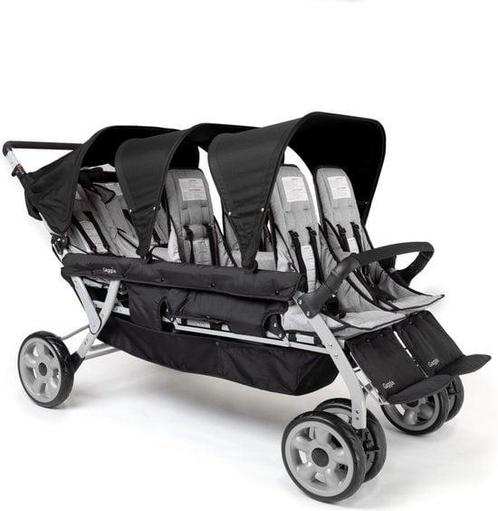 Gaggle Jamboree opvouwbare kinderwagen voor 6 kinderen in zw, Kinderen en Baby's, Kinderwagens en Combinaties, Ophalen of Verzenden