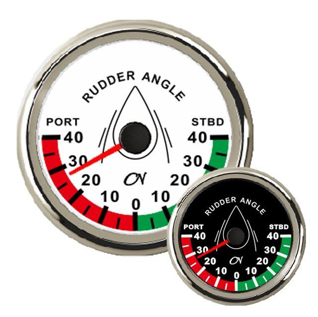 CN Roerstandmeter met Chromen ring Wit of Zwart 85mm-Wit, Watersport en Boten, Bootonderdelen, Nieuw, Ophalen of Verzenden