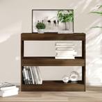 vidaXL Boekenkast/kamerscherm 80x30x72 cm bruin eikenkleur, Huis en Inrichting, Kasten | Boekenkasten, Verzenden, Nieuw, 50 tot 100 cm