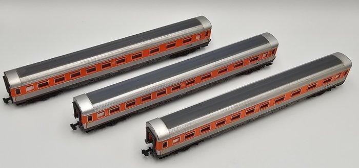 Minitrix N - 3078 - Modeltrein personenwagen (3) - Drie DB, Hobby en Vrije tijd, Modeltreinen | N-Spoor