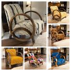 Stel je eigen droom fauteuil samen–100% handgemaakt., Huis en Inrichting, Overige kleuren, Nieuw, Ophalen of Verzenden, Leer