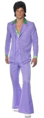 Lavender jaren 70 suit, Kleding | Heren, Carnavalskleding en Feestkleding, Ophalen of Verzenden, Nieuw