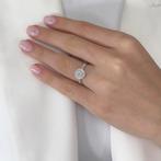 Ring - 14 karaat Witgoud - 1.03ct. tw. Diamant (Natuurlijk), Sieraden, Tassen en Uiterlijk, Ringen, Nieuw