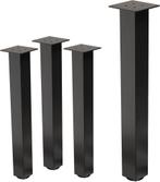 Tafelpoten - Metaal - Set van 4 - 72 cm - Donkergrijs - ML-D, Verzenden, Nieuw