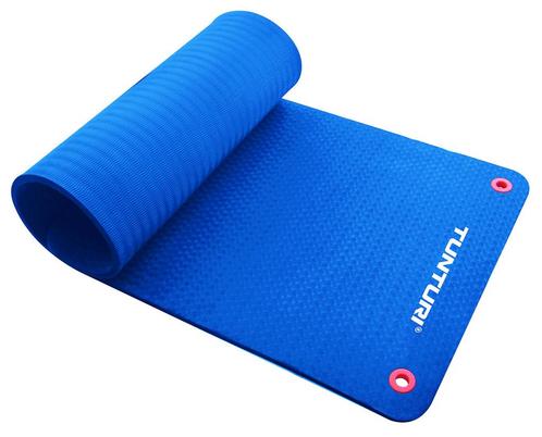 Tunturi Fitnessmat Pro l blauw l 180 x 60 x 1.5 cm, Sport en Fitness, Fitnessmaterialen, Fitnessmat, Nieuw, Verzenden