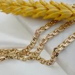 8 Krt. Prince of Wales collier | 45 cm (schakelketting), Goud, Ophalen of Verzenden