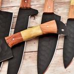 Keukenmes - Chefs knife - Olijfhout, kamelenbot en, Antiek en Kunst