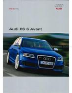 2008 AUDI RS6 AVANT HARDCOVER PERSMAP DUITS, Boeken, Nieuw, Audi, Author