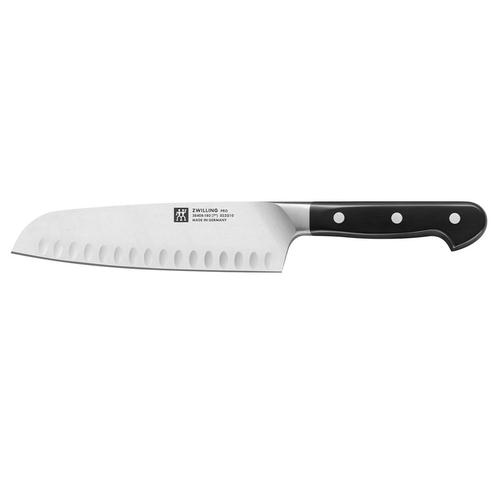 GGM Gastro | ZWILLING | PRO - Santoku - met geschulpte rand, Huis en Inrichting, Keuken | Bestek, Nieuw, Verzenden