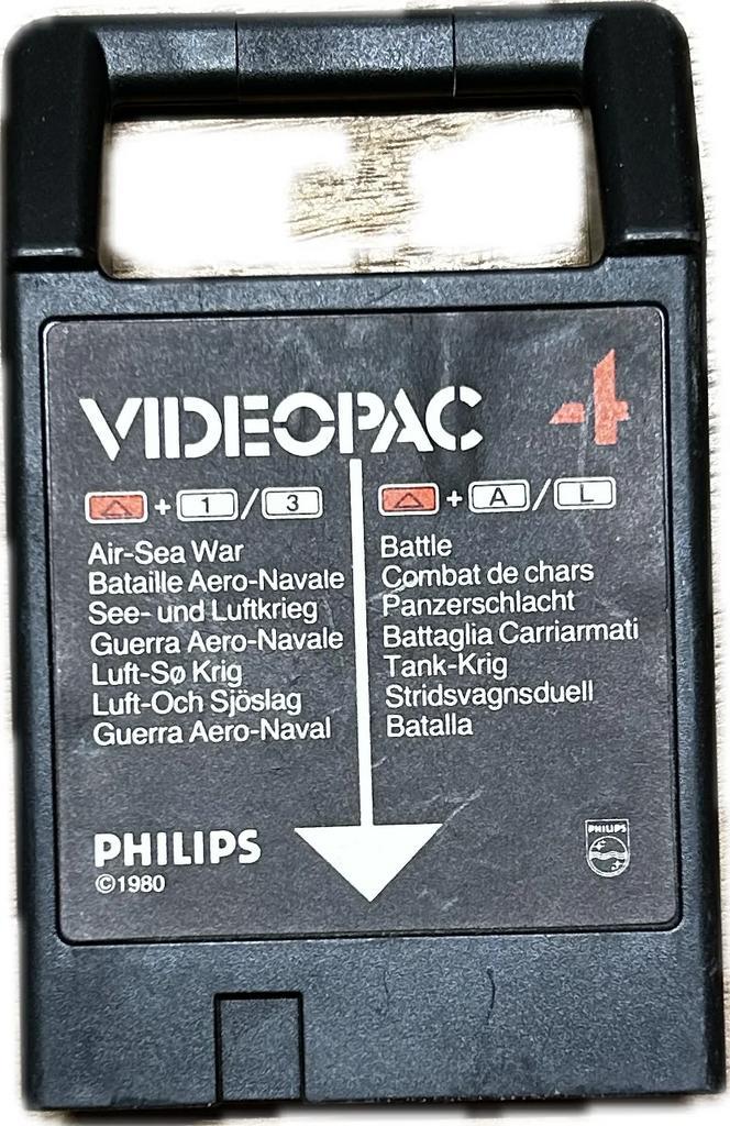Videopac 4: Air-Sea War & Battle (Cart Only), Computers en Software, Vintage Computers, Verzenden
