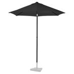 Parasol Torbole – Ø200cm – Premium Parasol | Zwart, Verzenden, Nieuw
