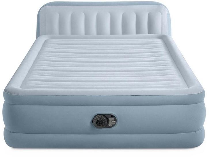 Intex Plush Headboard - Luchtbed met ingebouwde pomp - 236 x, Caravans en Kamperen, Kampeeraccessoires, Zo goed als nieuw, Verzenden