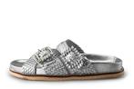 Nelson Slippers in maat 41 Zilver | 10% extra korting, Kleding | Dames, Schoenen, Slippers, Overige kleuren, Verzenden, Zo goed als nieuw