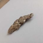 Zilver Goud nugget - Hoogte: 48 mm - Breedte: 21 mm- 13.23 g