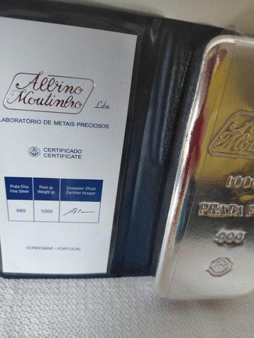 1 kilogram - Zilver .999 - Alvino Moutinho, Portugal beschikbaar voor biedingen