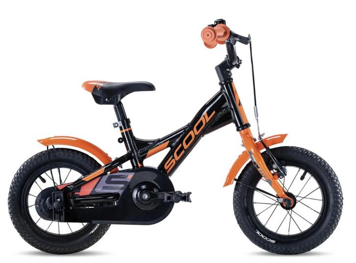 SCOOL XXlite 12 ALU zwart-oranje 3+, Fietsen en Brommers, Fietsen | Kinderfietsjes, Nieuw, Verzenden