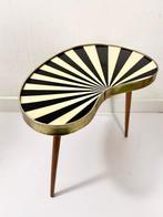 Bijzettafel - laminaat, Hout, Messing - Er is geen tekst, Antiek en Kunst