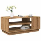 vidaXL Salontafel 102x55x43 cm bewerkt hout artisanaal, Huis en Inrichting, Verzenden, Nieuw, Overige houtsoorten, 100 tot 150 cm