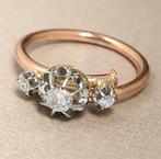 Zonder Minimumprijs - Ring - 18 karaat Roségoud, Witgoud -, Nieuw