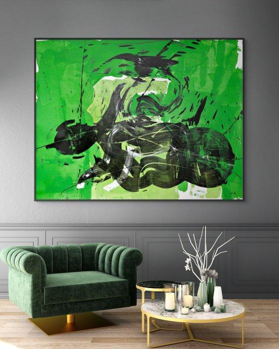 Christoph Prein - Root Stream - XXL, Antiek en Kunst, Kunst | Schilderijen | Modern