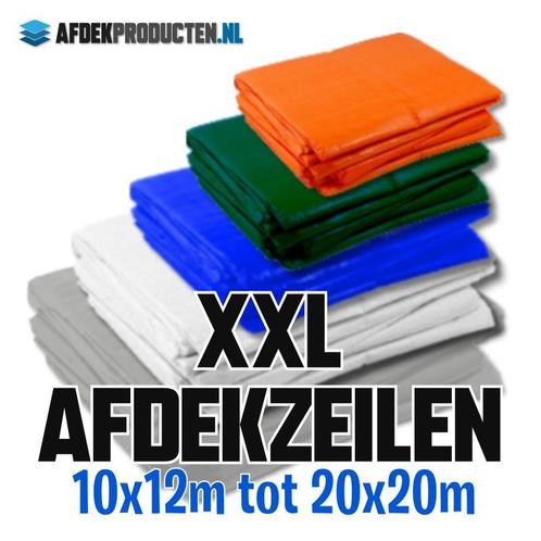 XXL dekzeil, dekkleed, afdekzeil, dekkleden 10x12 t/m 20x20m, Doe-het-zelf en Verbouw, Zeil en Folie, Zeil, Nieuw, 15 m² of meer